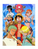 Постер аниме ткань One Piece/Ван Пис