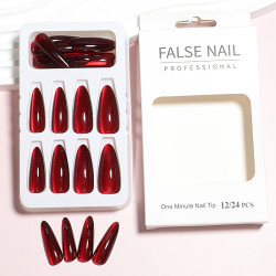 Ногти накладные длинные Однотонные 30 шт