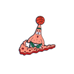 Значок металл Спанч Боб Патрик