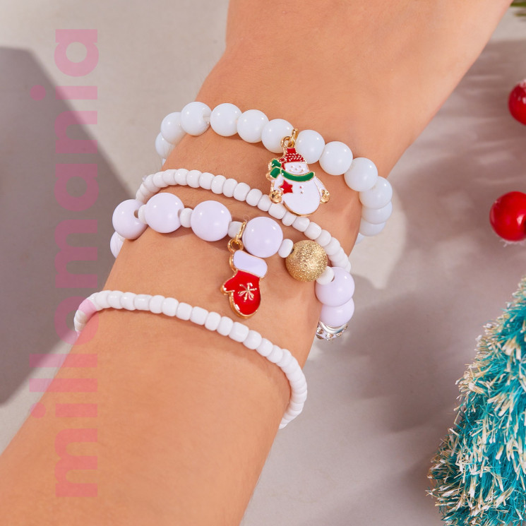 Браслет Новый год набор 4 шт