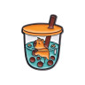Значок металл Bubble Tea Звери