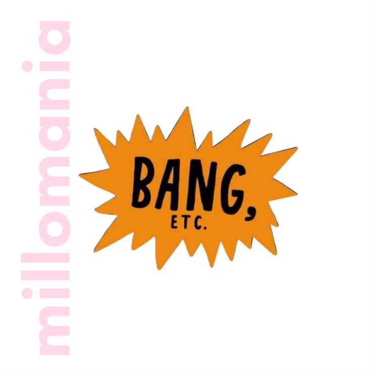 Значок пластик Слоган Fuck Wow Bang Lie