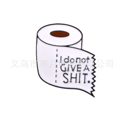 Значок металл Бумага туалетная рулон