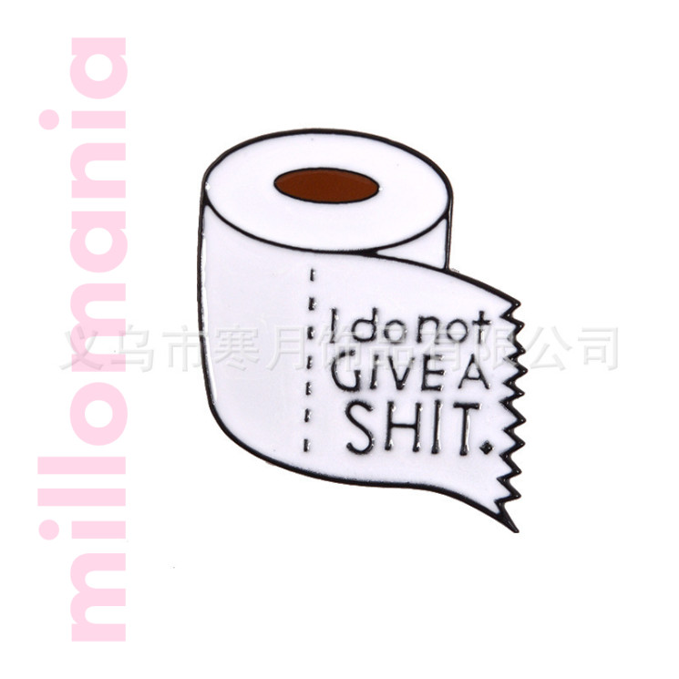 Значок металл Бумага туалетная рулон