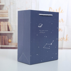 Пакет подарочный бумажный Планета Звезды