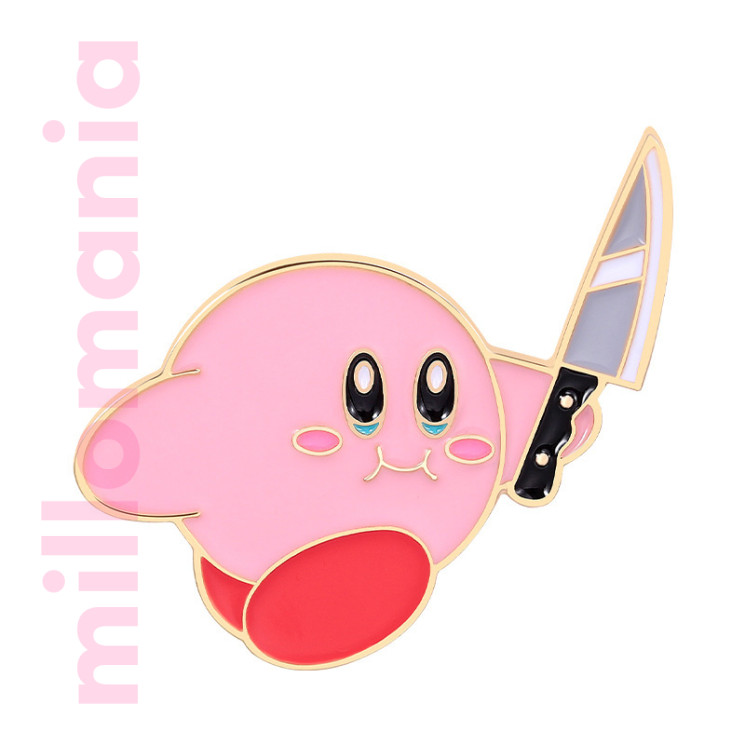Значок металл Kirby Peeker