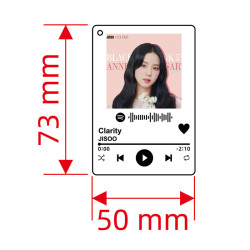 Брелок акриловый BlackPink 7.3x5 см