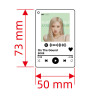 Брелок акриловый BlackPink 7.3x5 см