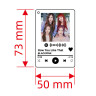 Брелок акриловый BlackPink 7.3x5 см