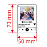 Брелок акриловый BlackPink 7.3x5 см