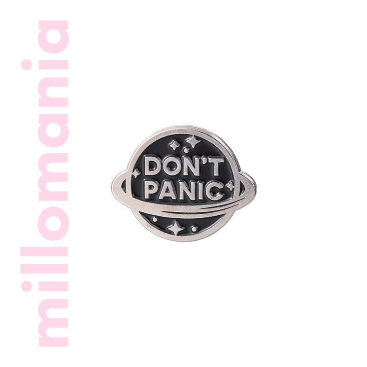 Значок металл Don`t panic