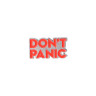 Значок металл Don`t panic
