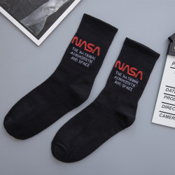 Высокие носки с принтом Nasa