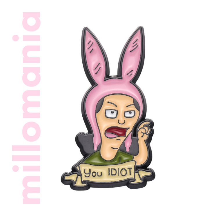 Значок металл You Idiot