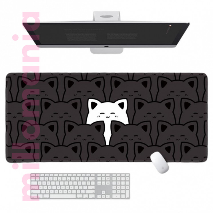 Коврик для мышки прямоугольный Котик Панда