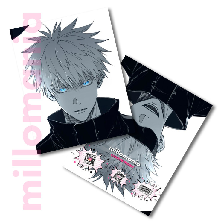 Тетрадь А5 Millomania 48л клетка Аниме Jujutsu Kaisen/Магическая битва Gojo1