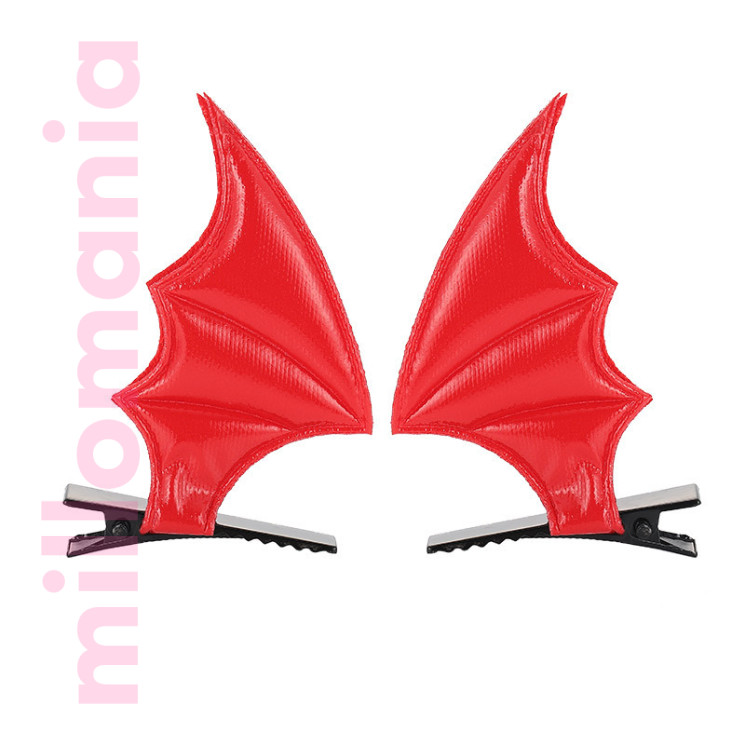 Заколка зажим Летучая мышь