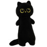Игрушка-подушка плюшевая Кот черный