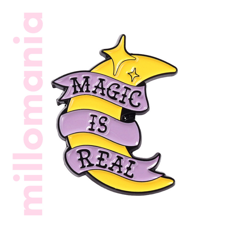 Значок металл Magic is real