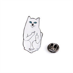 Значок металл Котик