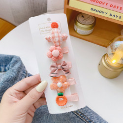 Заколка зажим Кактус набор 5 шт